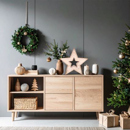 Brilagi - LED juledekoration LED/2xAA 38x40 cm stjerne