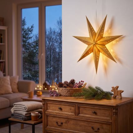 BRILAGI - LED juledekoration LED/2xAA 60 cm stjerne