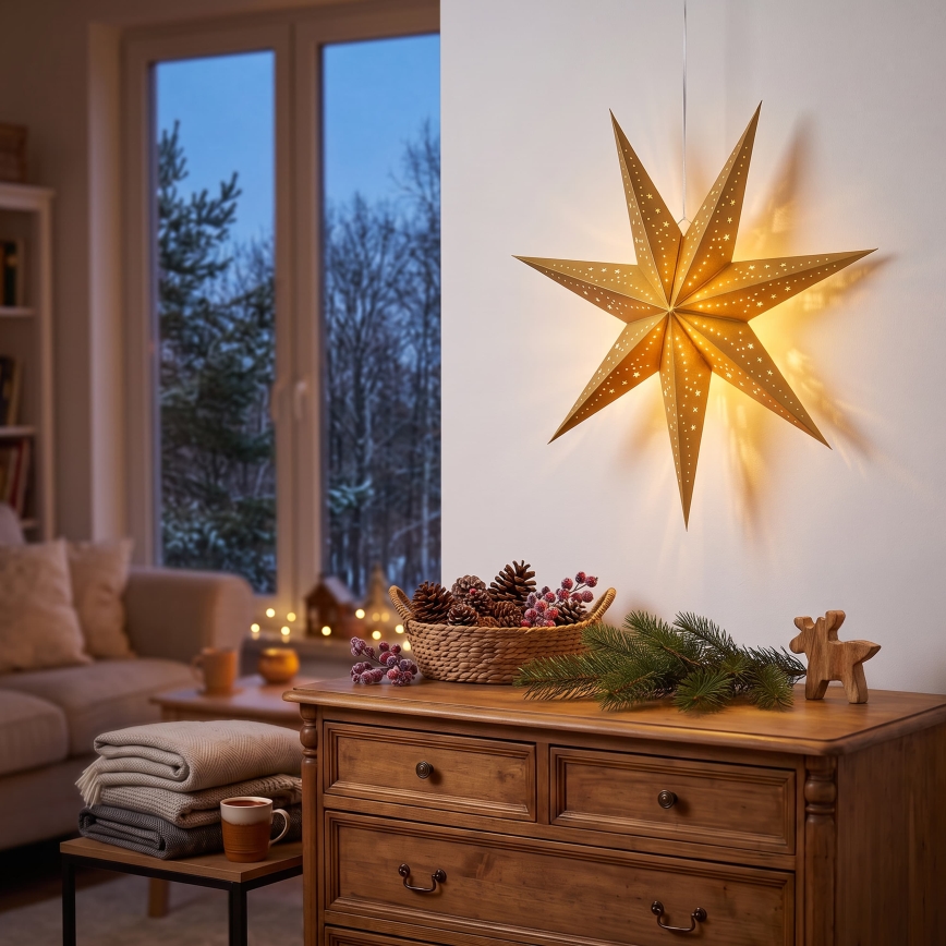 BRILAGI - LED juledekoration LED/2xAA 60 cm stjerne