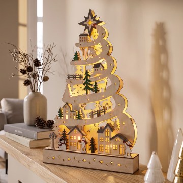 BRILAGI - LED juledekoration LED/2xAA juletræ