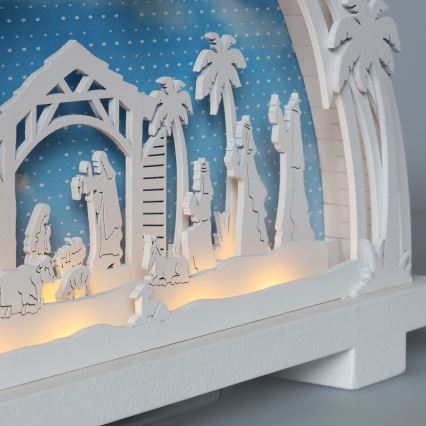 Brilagi - LED Juledekoration LED/2xAA krybbespil