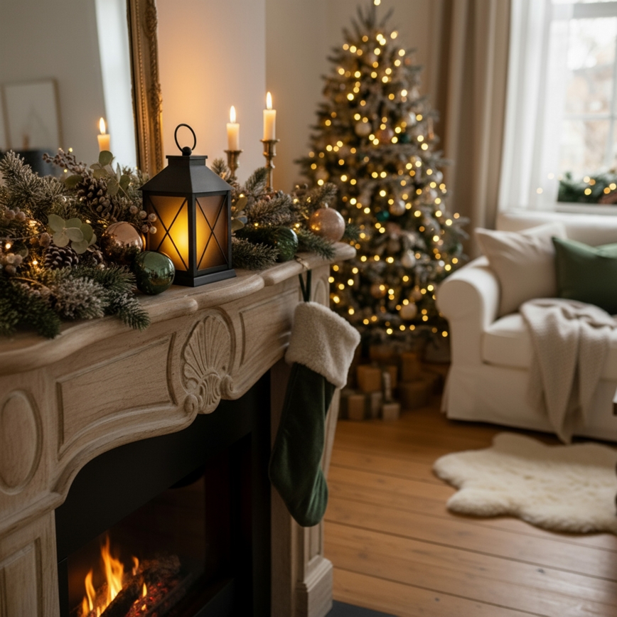 Brilagi - LED juledekoration LED/2xAA lanterne