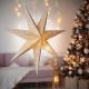 Brilagi - LED juledekoration LED/2xAA stjerne varm hvid