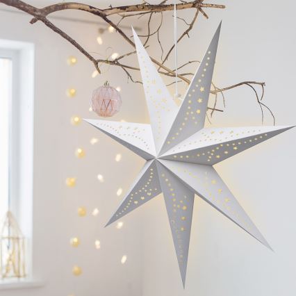Brilagi - LED juledekoration LED/2xAA stjerne varmt hvidt lys