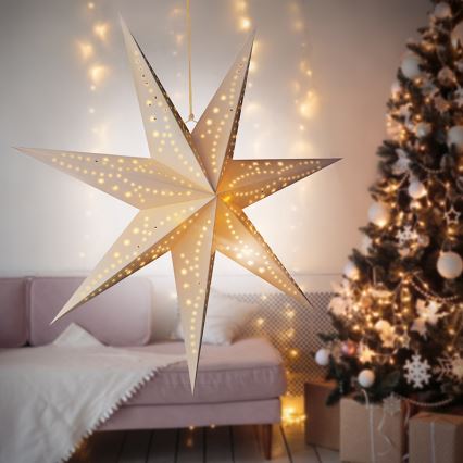 Brilagi - LED juledekoration LED/2xAA stjerne varmt hvidt lys