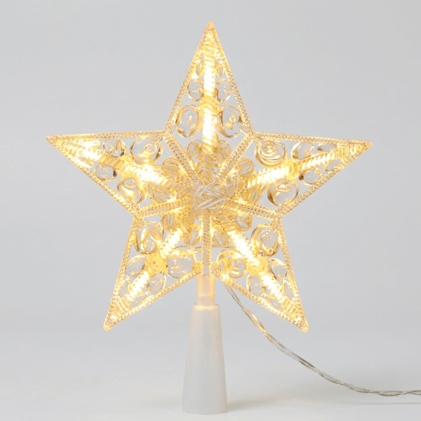 BRILAGI - LED juledekoration LED/3xAA 21 cm stjerne varm hvid