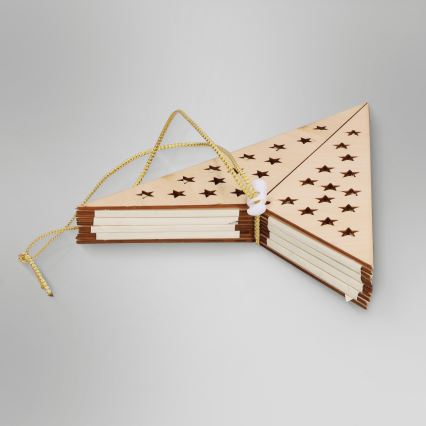 Brilagi - LED-juledekoration LED/3xAA 62 x 40 cm stjerne