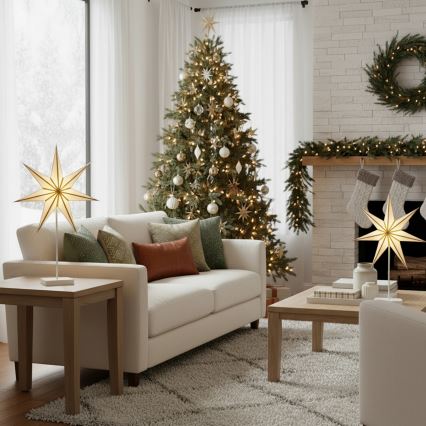 Brilagi - LED juledekoration LED/3xAA 66x40 cm stjerne