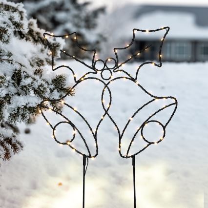 Brilagi - LED-juledekoration LED/3xAA IP44 juleklokker
