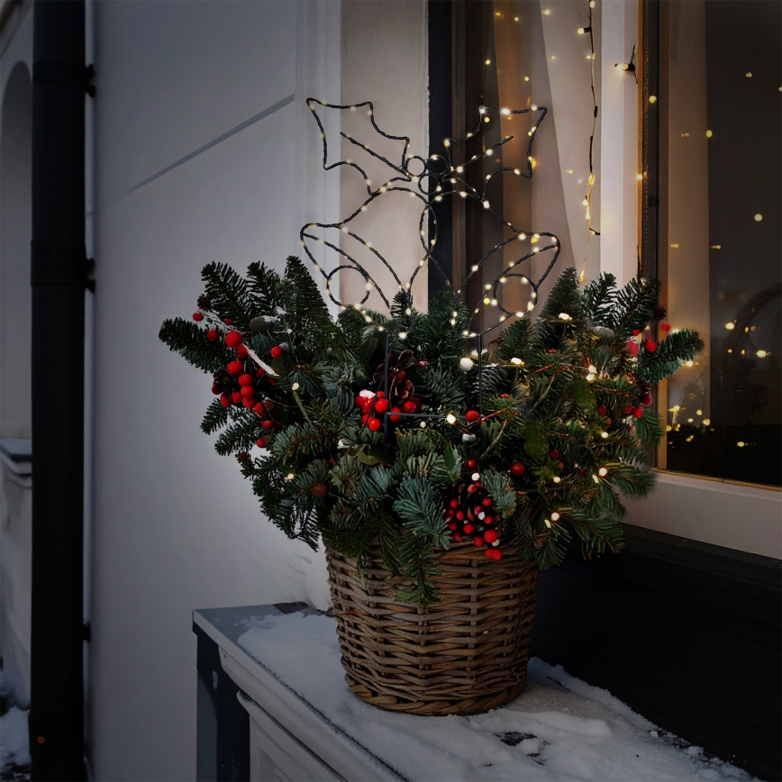 Brilagi - LED-juledekoration LED/3xAA IP44 juleklokker