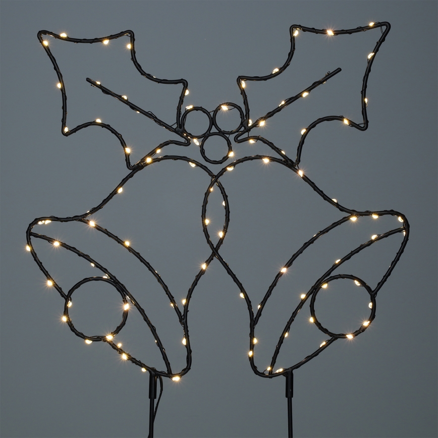 Brilagi - LED-juledekoration LED/3xAA IP44 juleklokker