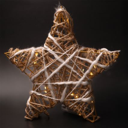 Brilagi - LED-juledekoration, stjerne, LED/2xAA