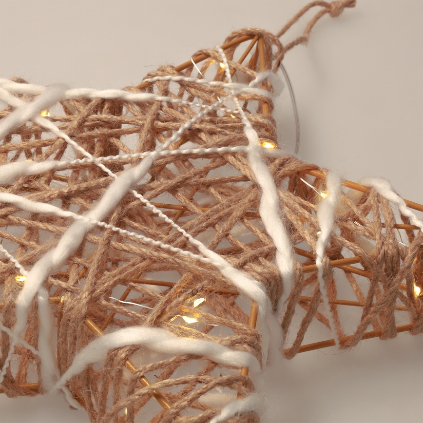 Brilagi - LED-juledekoration, stjerne, LED/2xAA