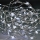 Brilagi - LED julekæde 100xLED/3xAA 10 m kold hvid