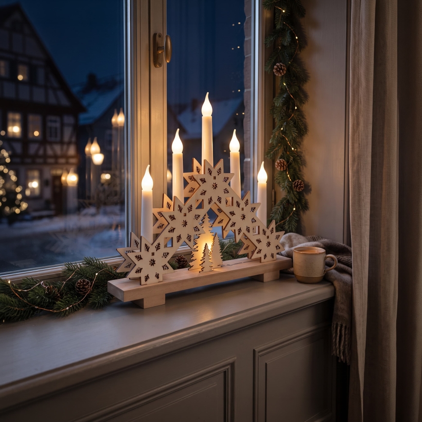 BRILAGI - LED julelysestage 5xLED/2xAA beige