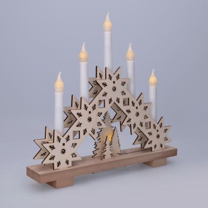 BRILAGI - LED julelysestage 5xLED/2xAA beige