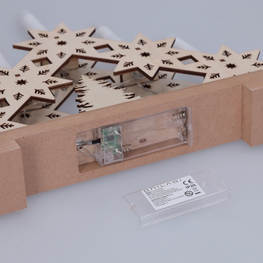 BRILAGI - LED julelysestage 5xLED/2xAA beige