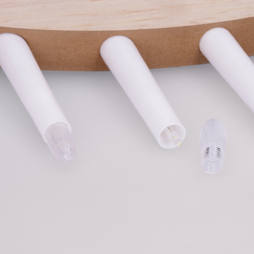 BRILAGI - LED julelysestage 7xLED/2xAA beige/hvid
