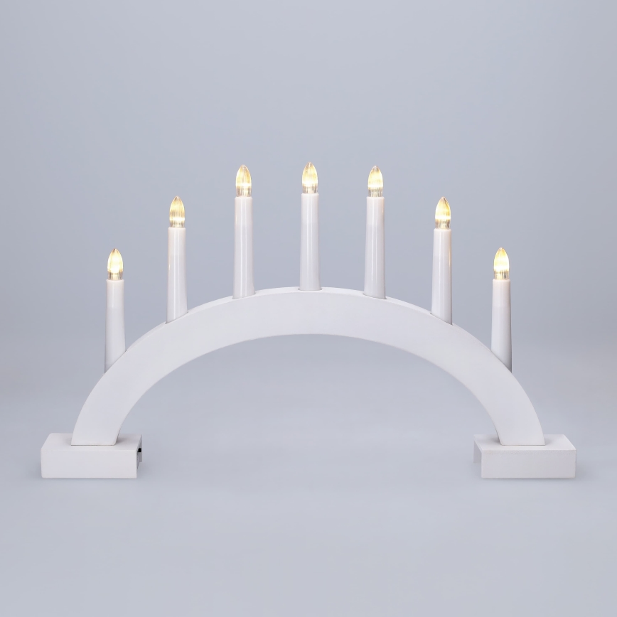 BRILAGI - LED julelysestage 7xLED/2xAA hvid