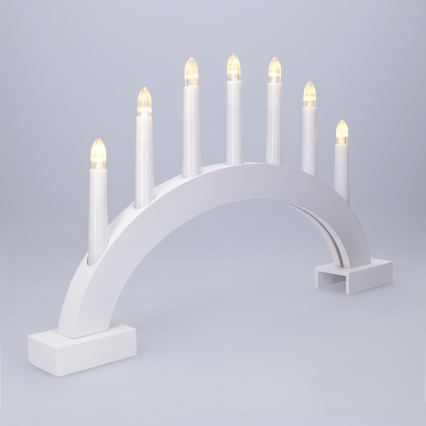 BRILAGI - LED julelysestage 7xLED/2xAA hvid