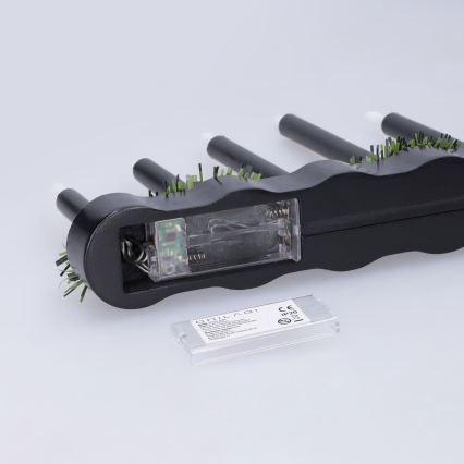 BRILAGI - LED julelysestage 7xLED/2xAA sort