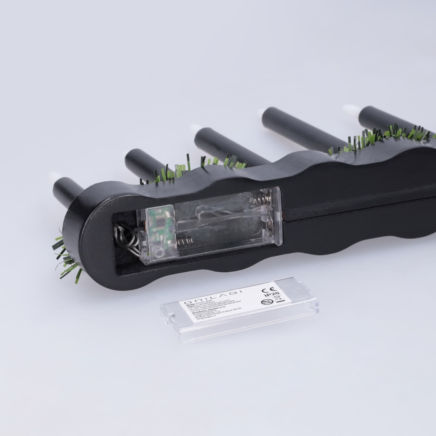 BRILAGI - LED julelysestage 7xLED/2xAA sort
