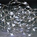 Brilagi - LED julelyskæde 100xLED/3xAA 10m kold hvid