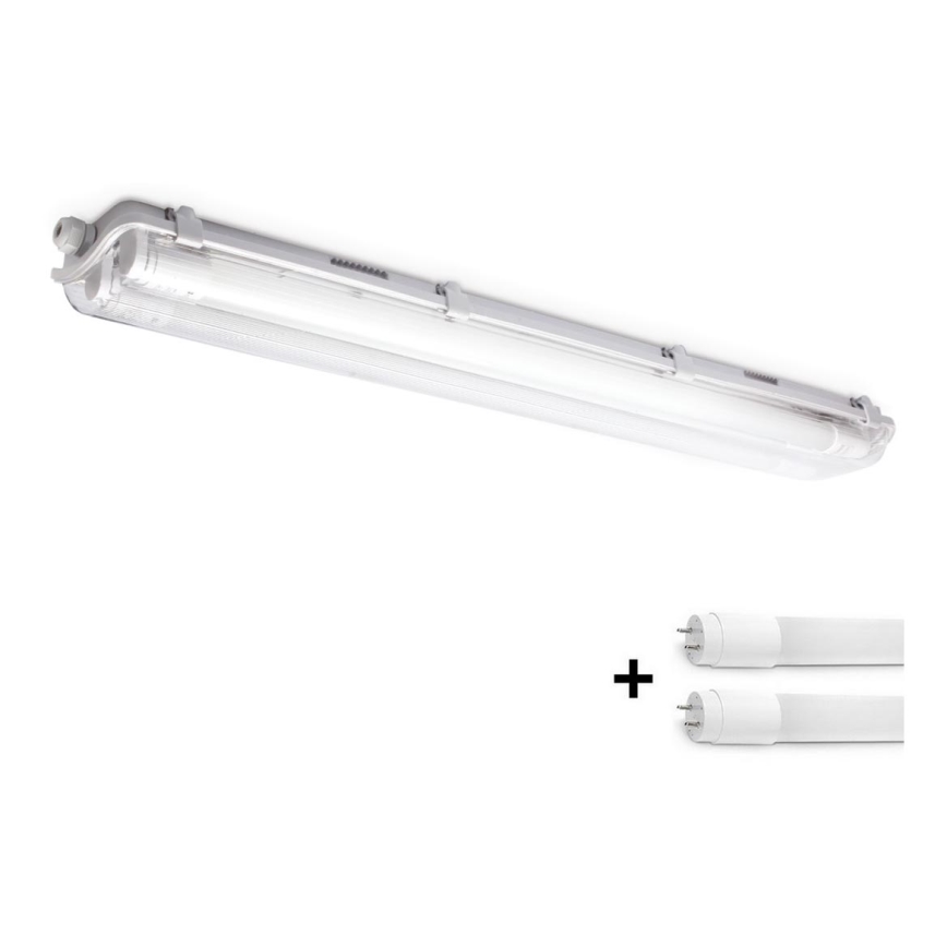 Brilagi - LED kraftig fluorescerende lys OPTIMA T8 2xG13/9W/230V 4000K IP65 67,5 cm