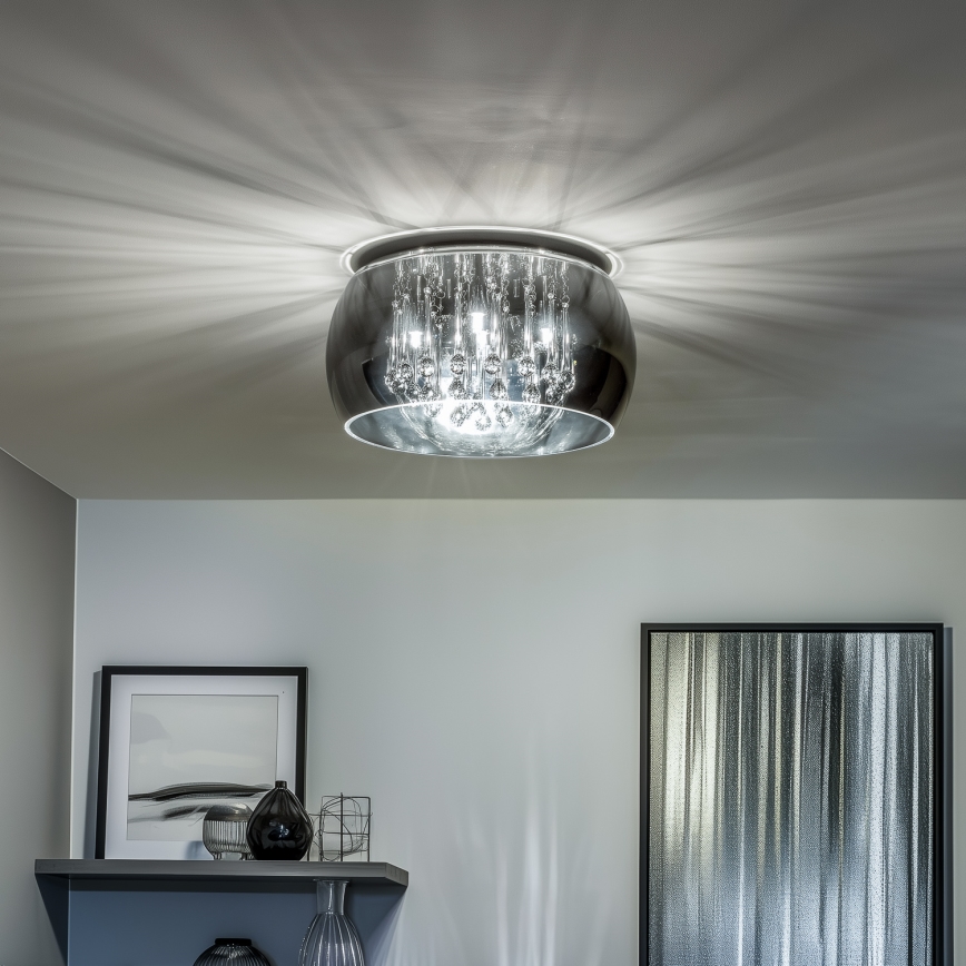 Brilagi - LED krystalloftlampe JEWEL 5xG9/40W/230V Ø 40 cm