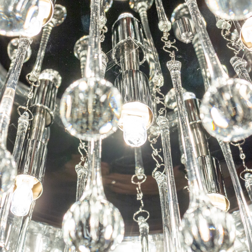 Brilagi - LED krystalloftlampe JEWEL 5xG9/40W/230V Ø 40 cm