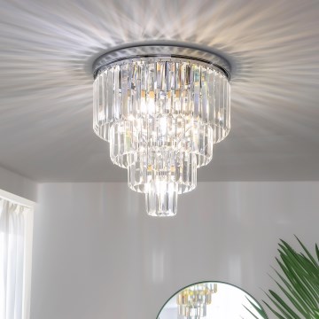 Brilagi - LED krystal-loftlampe JEWEL 5xG9/42W/230V Ø 40 cm