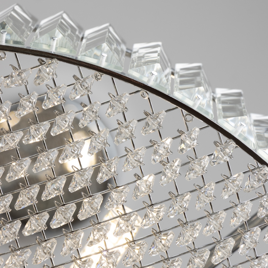 Brilagi - LED krystal lysekrone med wireophæng GLAMOUR 5xG9/42W/230V
