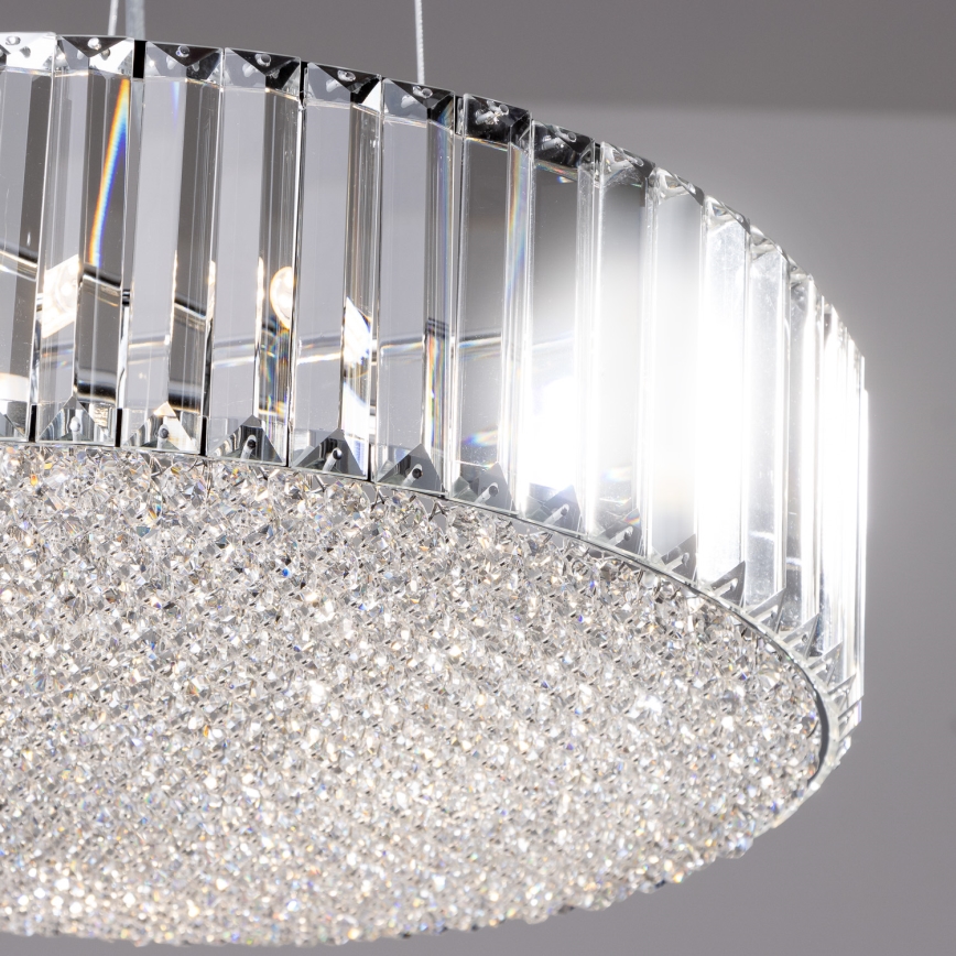 Brilagi - LED krystal lysekrone med wireophæng GLAMOUR 5xG9/42W/230V