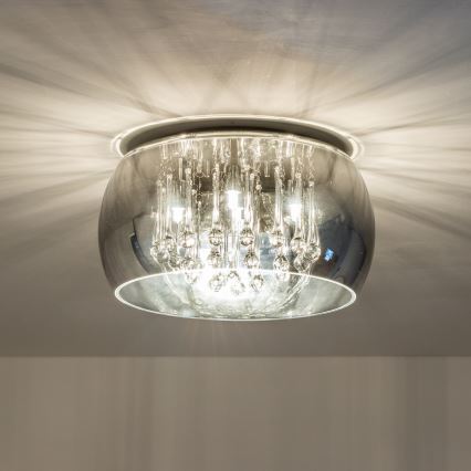 Brilagi - LED krystalloftlampe JEWEL 5xG9/42W/230V Ø 40 cm