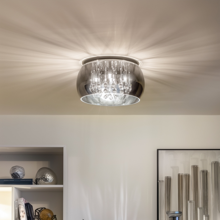 Brilagi - LED krystalloftlampe JEWEL 5xG9/42W/230V Ø 40 cm