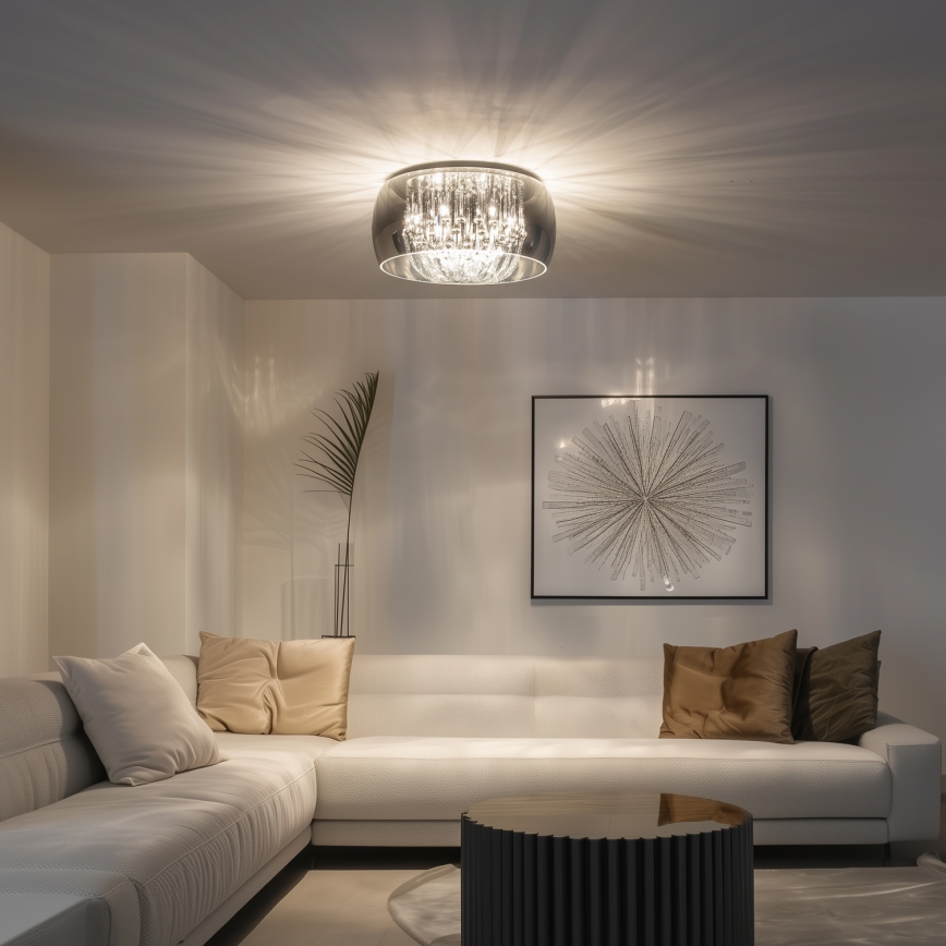 Brilagi - LED krystalloftlampe JEWEL 6xG9/42W/230V Ø 50 cm