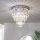 Brilagi - LED krystalloftlampe MOZART 5xE14/40W/230V Ø 40 cm poleret krom