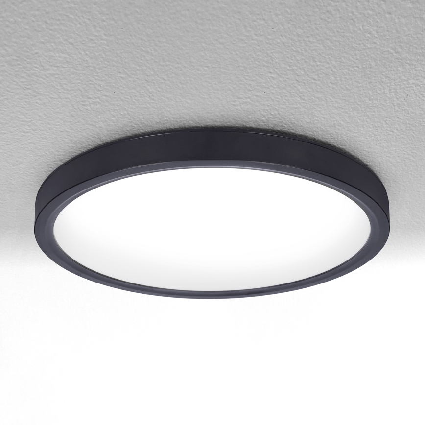 Brilagi - LED loftlampe dæmpbar ESTELA LED/36W/230V 3000-6500K ø 30 cm sort + fjernbetjening