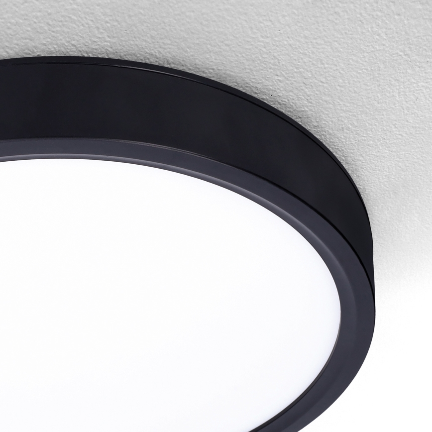 Brilagi - LED loftlampe dæmpbar ESTELA LED/36W/230V 3000-6500K ø 30 cm sort + fjernbetjening