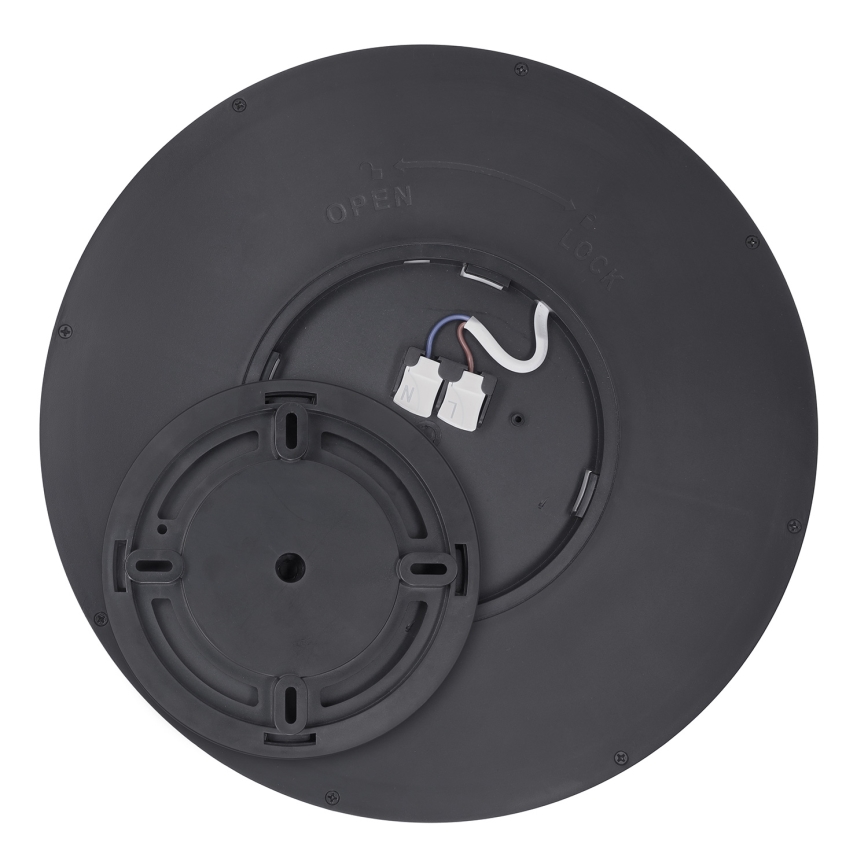 Brilagi - LED loftlampe dæmpbar ESTELA LED/36W/230V 3000-6500K ø 30 cm sort + fjernbetjening