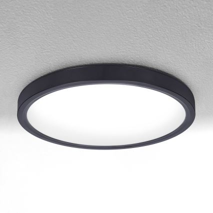 Brilagi - LED loftlampe dæmpbar ESTELA LED/48W/230V 3000-6500K ø 40 cm sort + fjernbetjening
