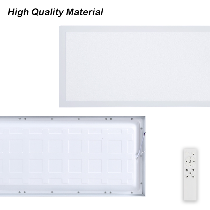 Brilagi - LED loftlampe til badeværelse dæmpbar FRAME SMART LED/30W/230V 30x60 cm 3000-6000K IP44 hvid + fjernbetjening