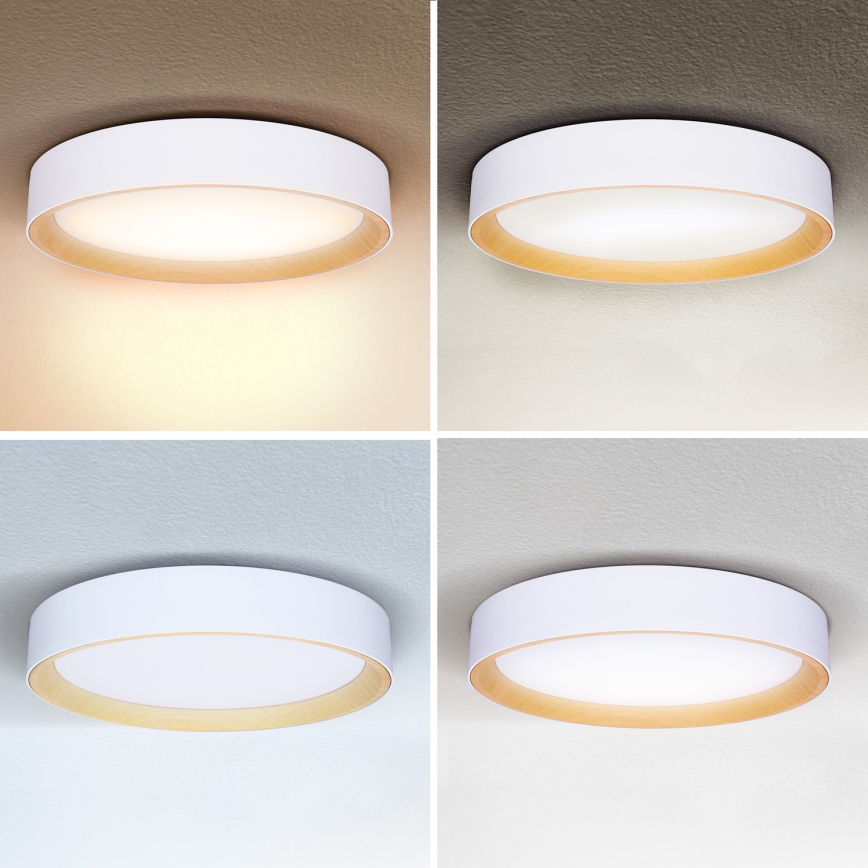 Brilagi - LED loftlampe dæmpbar LARIOS LED/60W/230V 3000-6500K ø 49 cm hvid + fjernbetjening
