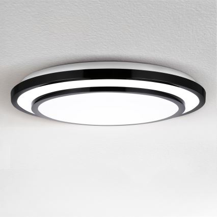 Brilagi - LED loftlampe dæmpbar LUCIANO LED/48W/230V 3000-6500K ø 39 cm sort + fjernbetjening