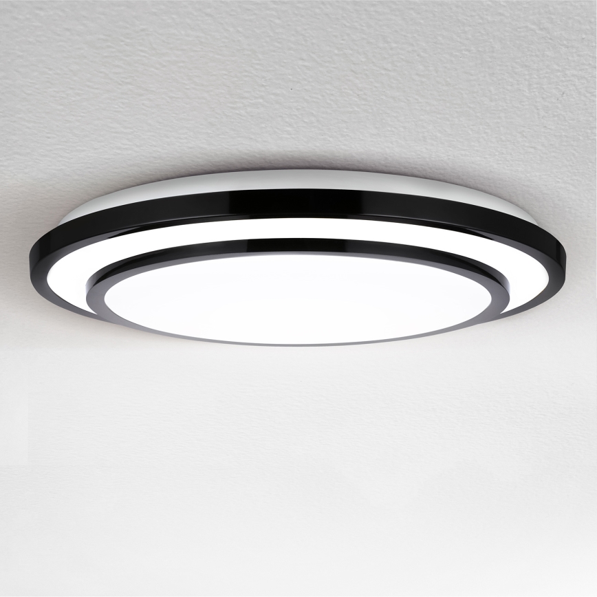 Brilagi - LED loftlampe dæmpbar LUCIANO LED/48W/230V 3000-6500K ø 39 cm sort + fjernbetjening