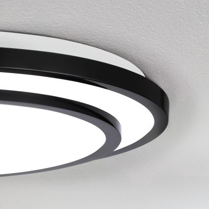 Brilagi - LED loftlampe dæmpbar LUCIANO LED/48W/230V 3000-6500K ø 39 cm sort + fjernbetjening