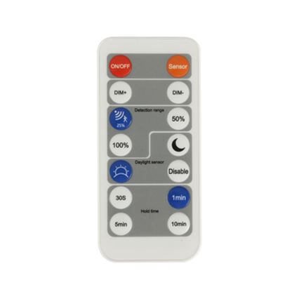 Brilagi - LED lampe m. bevægelses- og skumringssensor dæmpbar ULTRA SLIM LED/24W/230V diameter 42 cm + fjernbetjening