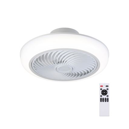 Brilagi - LED Loftlampe med ventilator dæmpbar LED/30W/230V 3000-6500K hvid + fjernbetjening