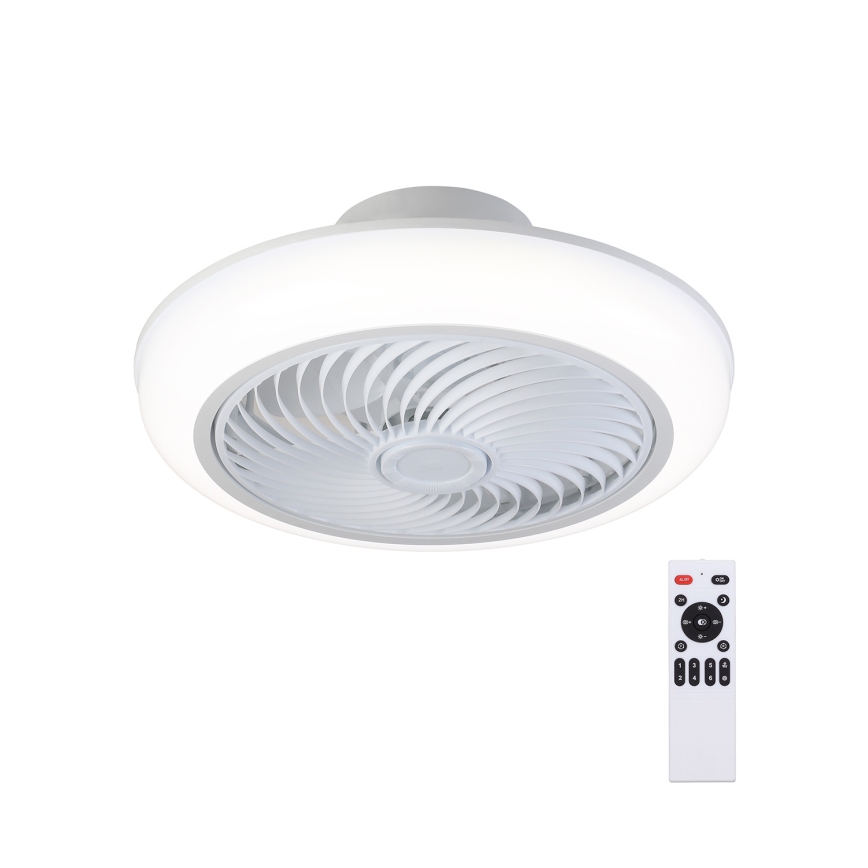 Brilagi - LED Loftlampe med ventilator dæmpbar LED/30W/230V 3000-6500K hvid + fjernbetjening