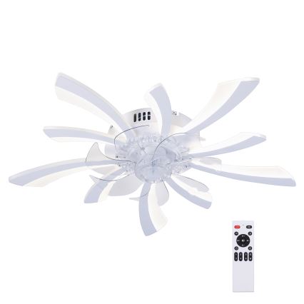 Brilagi - LED Loftlampe med ventilator dæmpbar LED/50W/230V 3000-6500K hvid + fjernbetjening